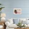 Stupell Industries Blush Pink Surfboard & Palm Framed Print Under Glass, design by Jacky Ngan